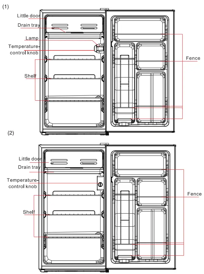 Criterion CCR33CE2B Compact Refrigerator - fig 26
