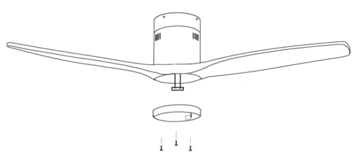 LiFE ZONDA Ceiling Fan with Black Color Wooden Blades and Light 70W - 6