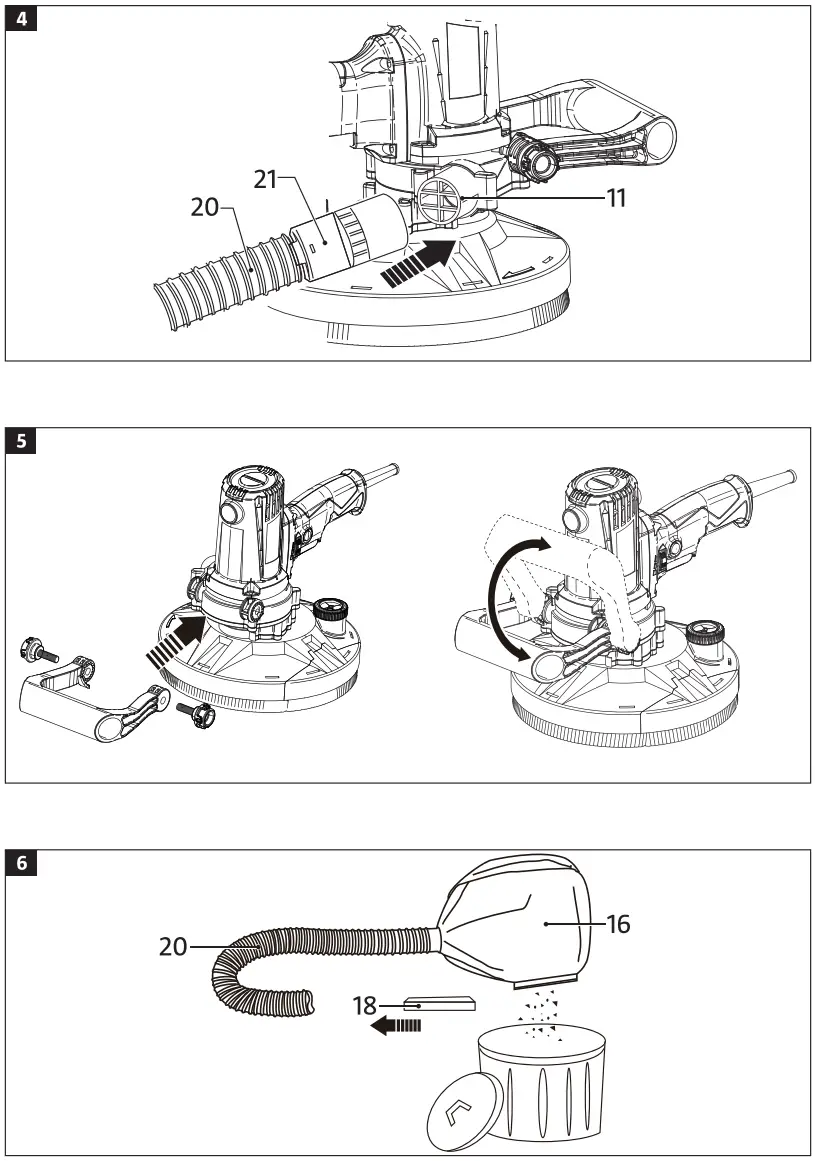 MEEC TOOLS 015679 1300 W Cordless Multi Sander - fig 1