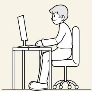 FIG 2 Correct posture to use the product