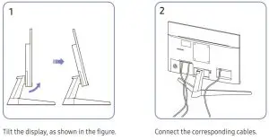 FIG 21 Tidying Up the Connected Cables