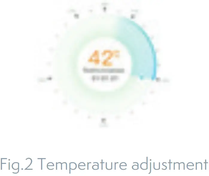 TESLA Smart Heating Pillow - Temperature adjustment