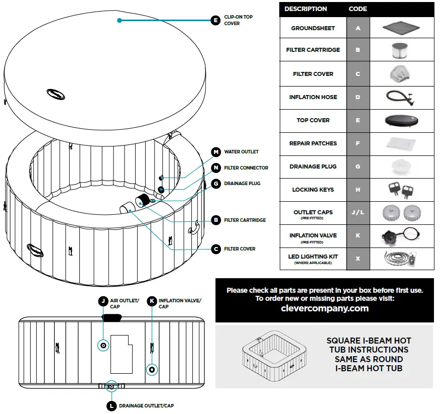CleverSpa-Ibeam-Waikki-Hot-Tub-FIG-4