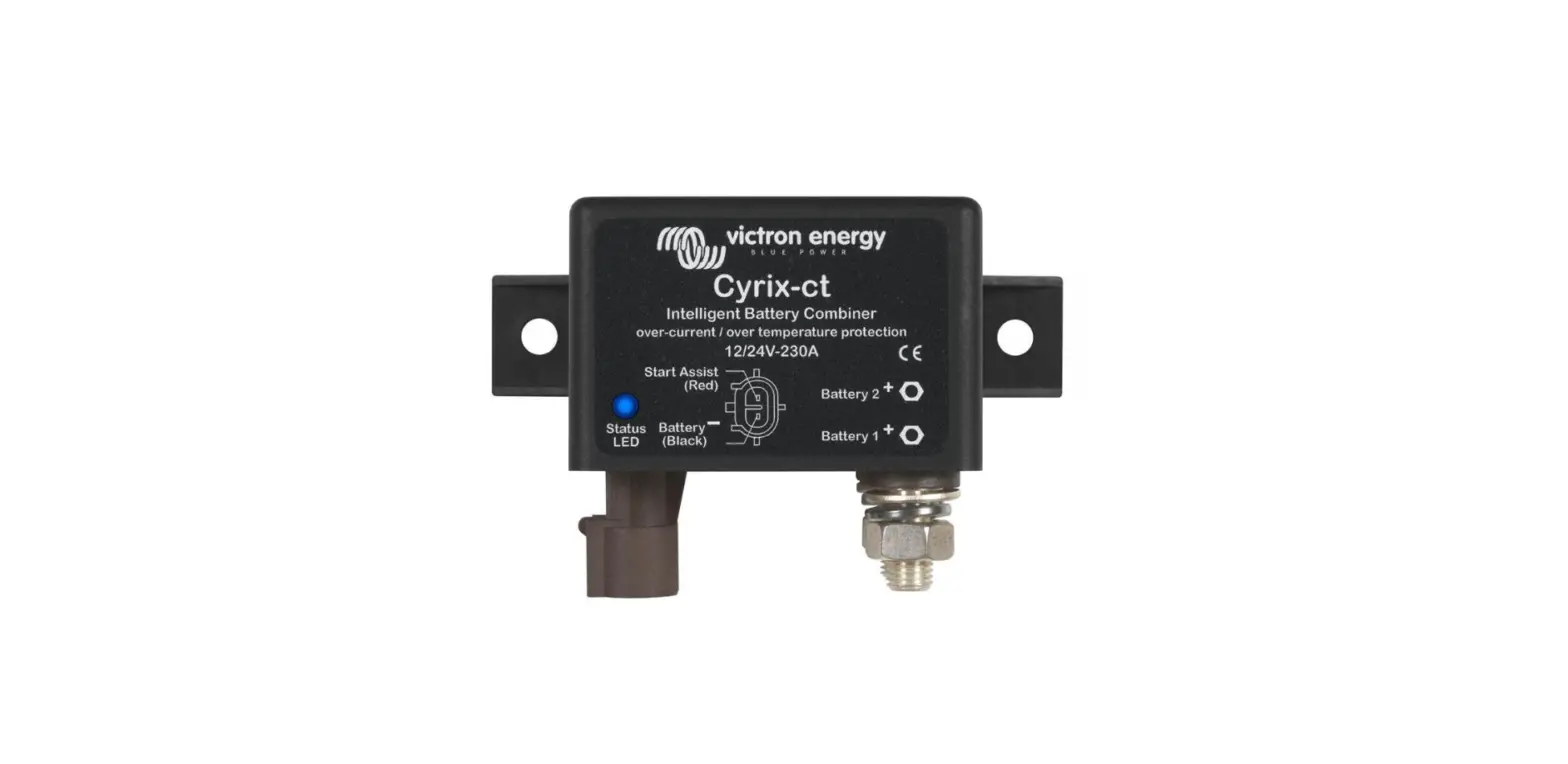 Victron Energy Cyr010230010 Cyrix-ct 12-24v-230a Intelligent Battery Combiner Instruction Manual
