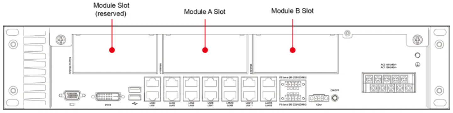 MOXA DA 720 Series DA 720 C7 DPP LX x86 Rackmount Embedded Computers - Expansion Modules