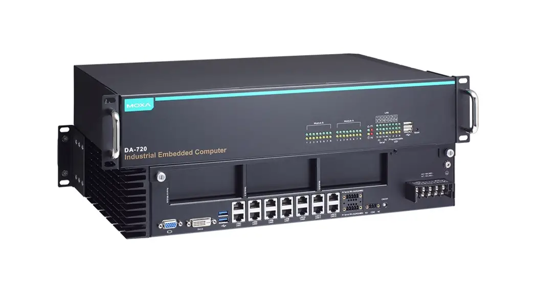 Moxa Da-720 Series Da-720-c7-dpp-lx X86 Rackmount Embedded Computers Installation Guide