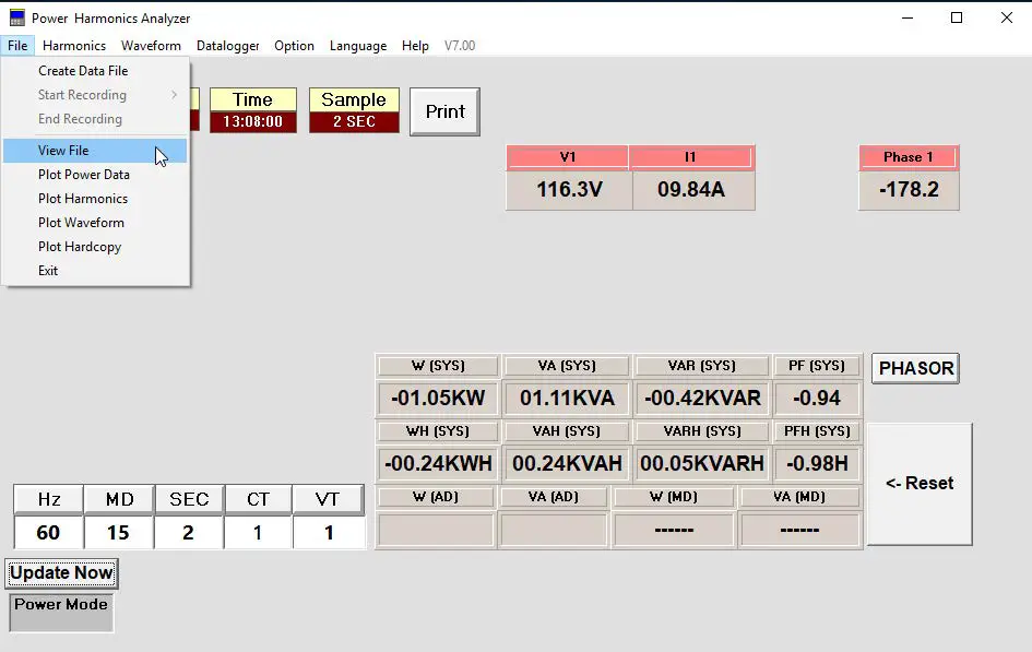 EXTECH-PQ3350-Power-and-Harmonics-Analyzer-31