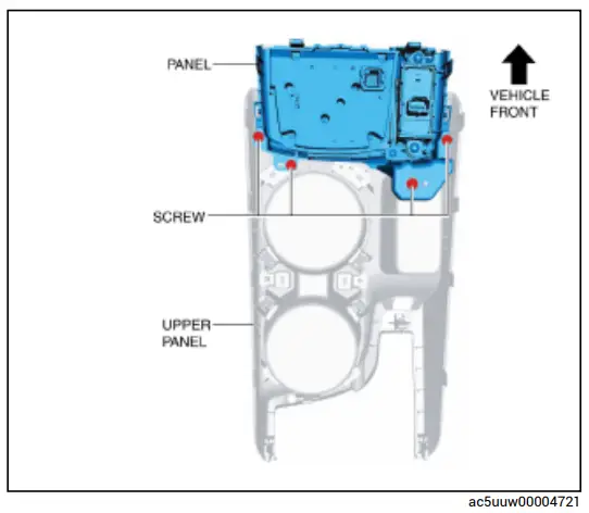 MaZDa CX-5 FWD Upper Panel Removal-fig3