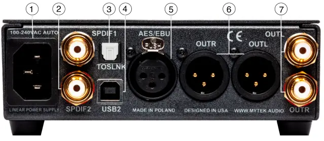 MYTEK Liberty DAC II DAC Headphone Amplifier-fig4