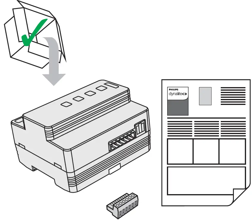 PHILIPS dynalite DDRC420FR Relay Controller 01
