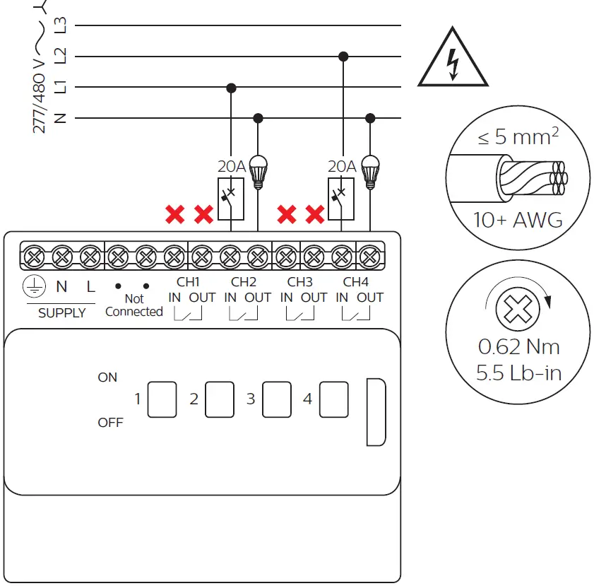 PHILIPS dynalite DDRC420FR Relay Controller 05