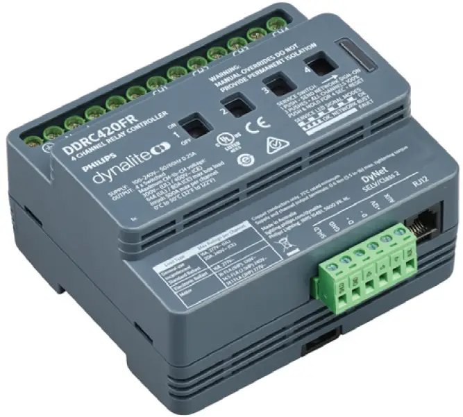 PHILIPS dynalite DDRC420FR Relay Controller feature