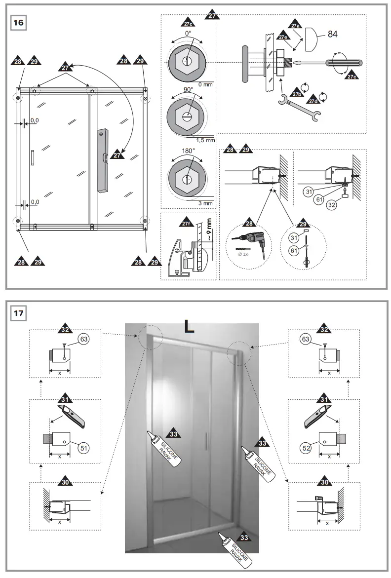 RAVAK NRDP2-100 Glass Transparent - fig10