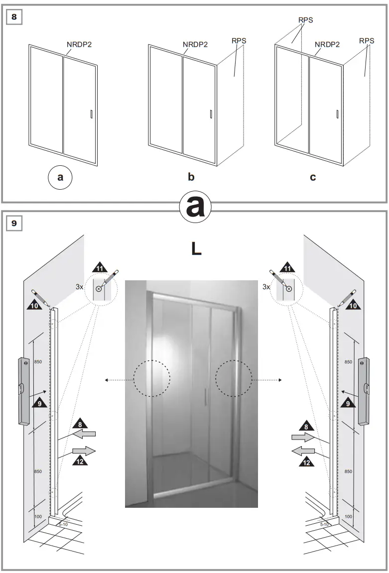 RAVAK NRDP2-100 Glass Transparent - fig7