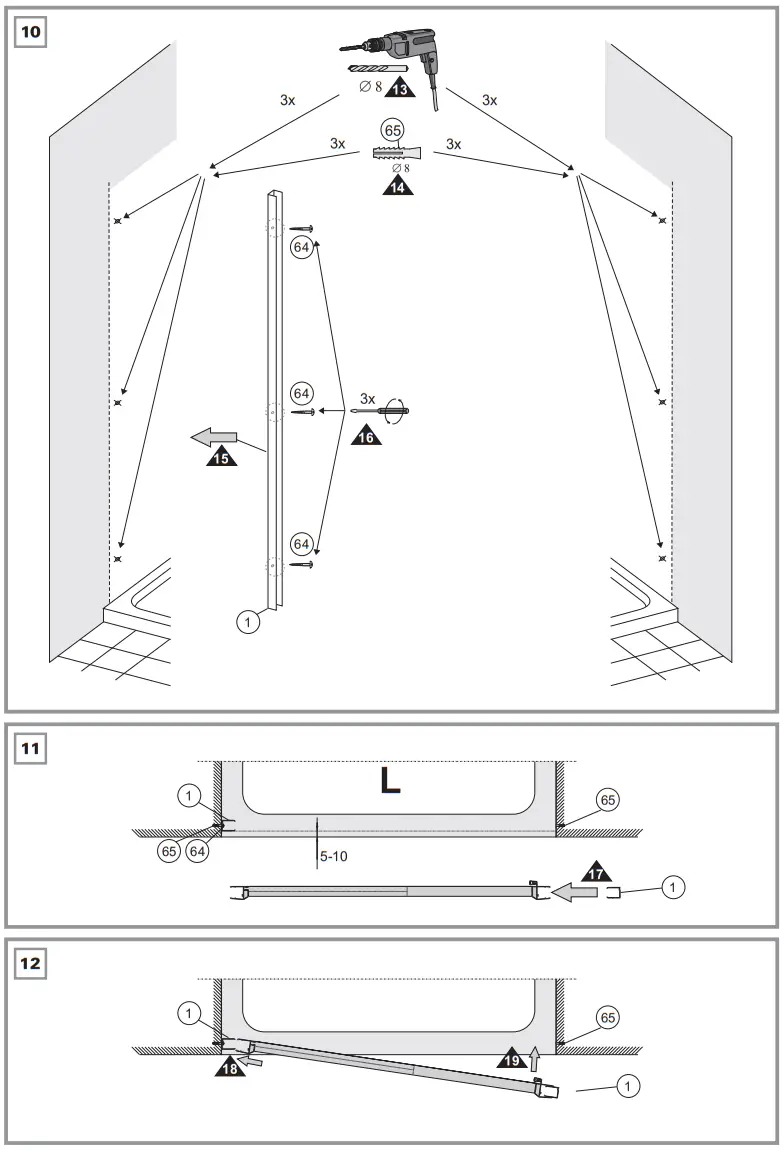 RAVAK NRDP2-100 Glass Transparent - fig8