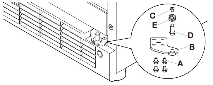Whirlpool W11176204A Beverage Center - Opening Dimensions 1