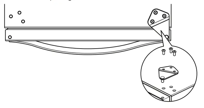 Whirlpool W11176204A Beverage Center - Opening Dimensions 2
