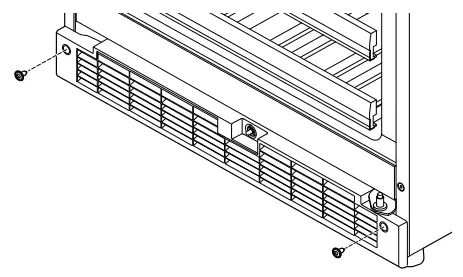 Whirlpool W11176204A Beverage Center - Opening Dimensions4