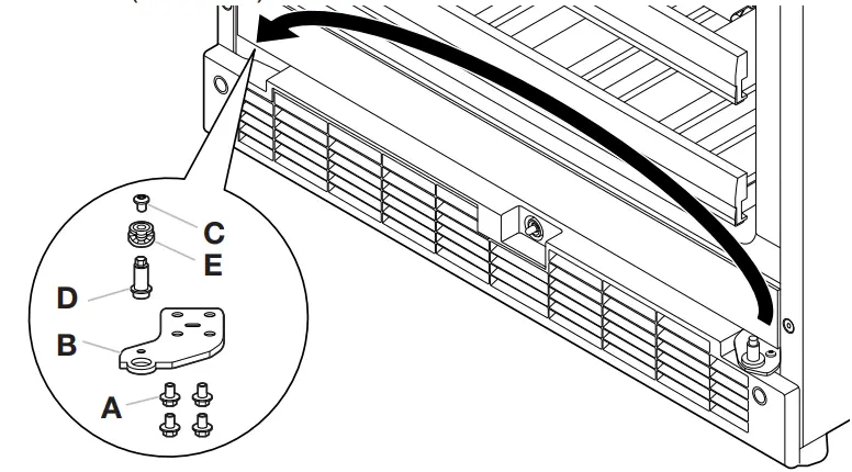 Whirlpool W11176204A Beverage Center - Opening Dimensions7