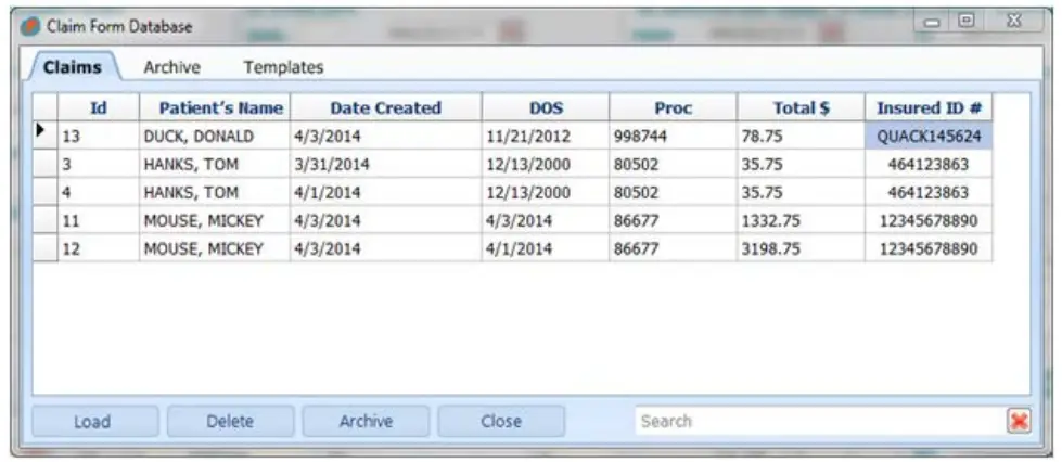 UB-04 SOFTWARE HCFA-1500 Fill and Print eDirect Software-fig9