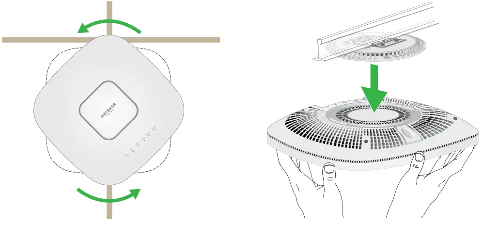 NETGEAR WAX630,WAX630PA nsight Managed the ceiling or the wall
