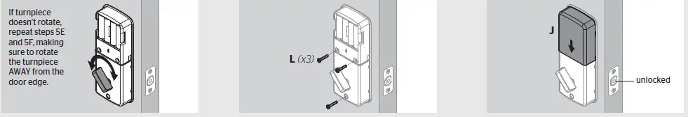 Kwikset power bolt 2 Touchpad keyless entry 11