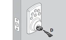 Kwikset power bolt 2 Touchpad keyless entry 14