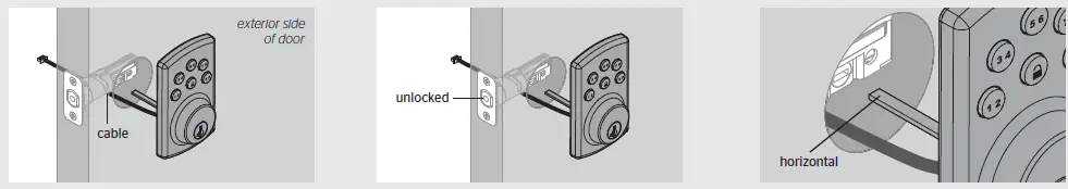Kwikset power bolt 2 Touchpad keyless entry 6