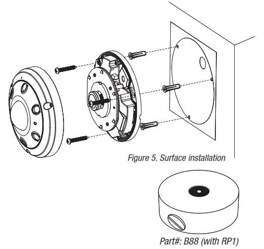 i3 INTERNATIONAL Ax88 12MP Infrared Outdoor IP 360-Degree Fisheye Camera - Surface