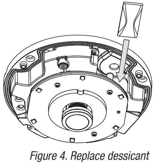 i3 INTERNATIONAL Ax88 12MP Infrared Outdoor IP 360-Degree Fisheye Camera - dessicant