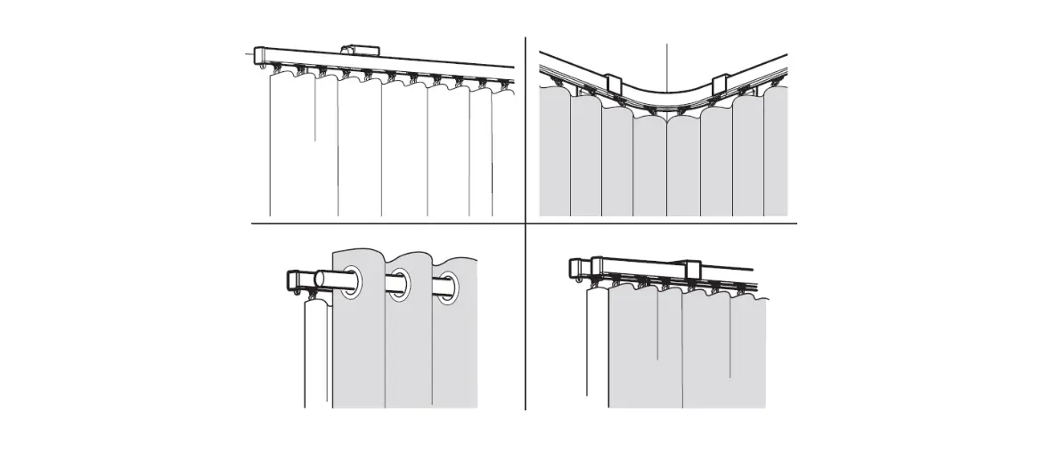 Ikea 702.991.48 Vidga Curtain And Panel Hanging System User Guide