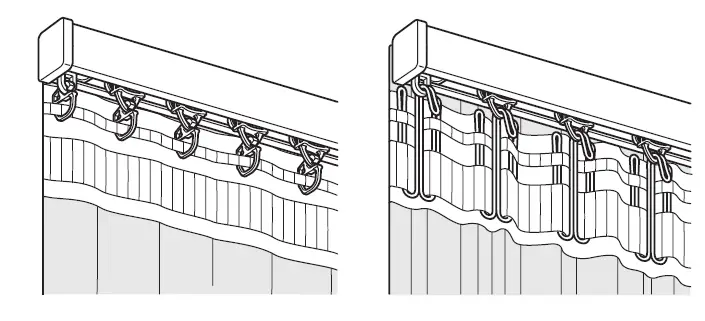 IKEA 702.991.48 VIDGA Curtain and Panel Hanging System fig 11