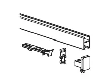 IKEA 702.991.48 VIDGA Curtain and Panel Hanging System fig 8