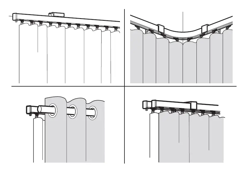 IKEA 702.991.48 VIDGA Curtain and Panel Hanging System product