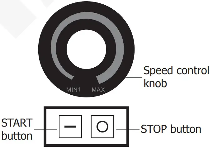BUFFALO CP921 DB266 Planetary Mixe - Layout of Controls