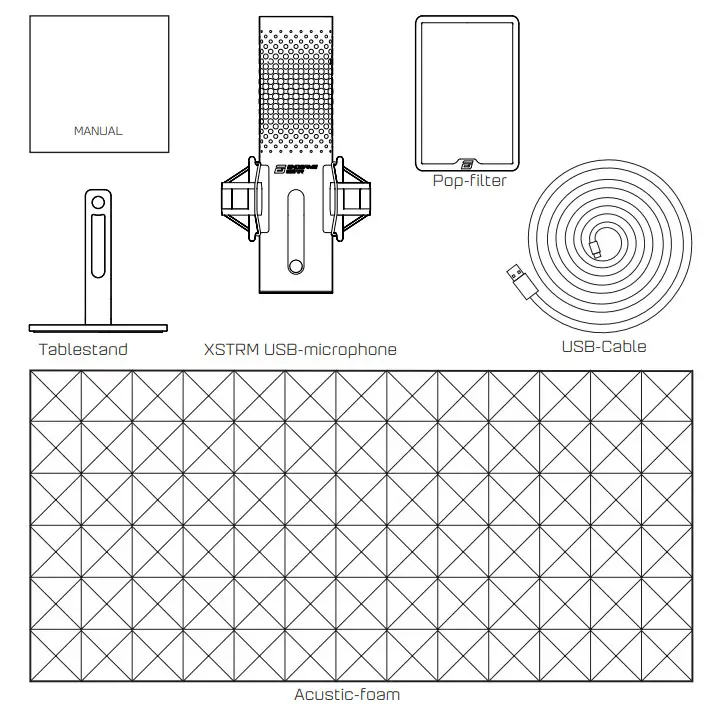 ENDGAME GEAR XSTRM USB Microphone - Figure 1