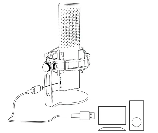 ENDGAME GEAR XSTRM USB Microphone - Figure 2