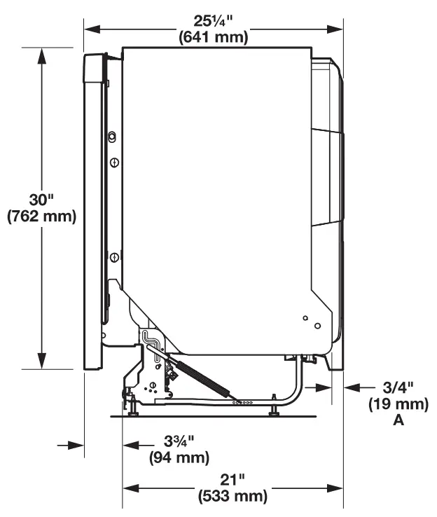 Whirlpool WDF110PAB 24 Inches Built In Dishwasher fig 5