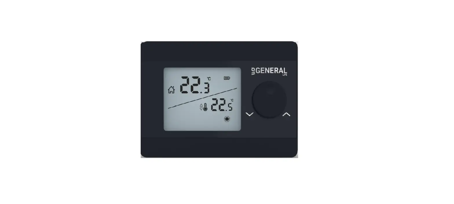 General Life Mitra 260s Wired Room Thermostat User Manual