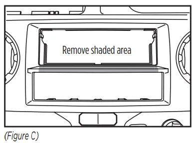 MeTra 95-5860G Dash Kit Ford --(Figure C)