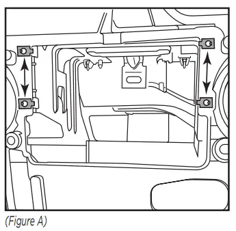MeTra 95-5860G Dash Kit Ford -- Place the (4) speed clips