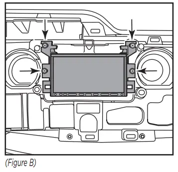 MeTra 95-5860G Dash Kit Ford --Secure the radio