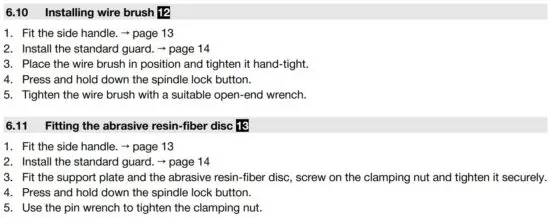 FIG 31 Installing wire brush
