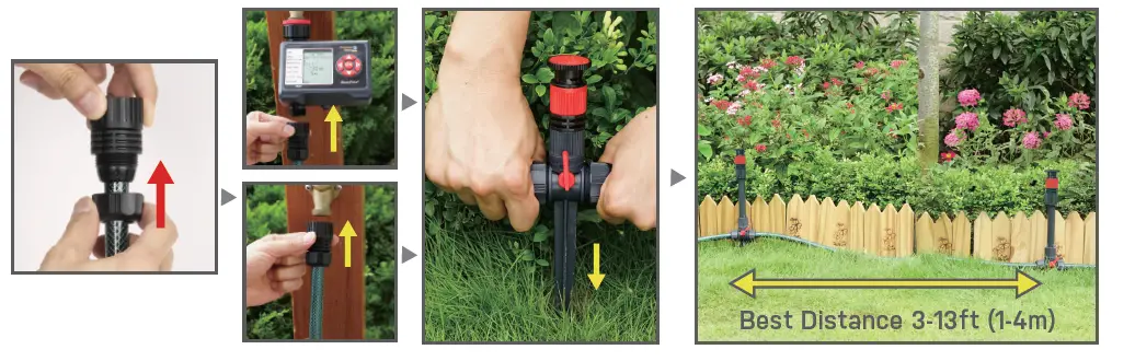 EDEN 98063EDAMZ-Flex-Design-Sprinkler-and-Hose-Set-with-Hose-Mender-fig- (2)