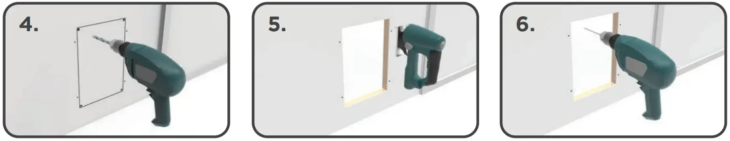 HAKUNA PETS 1128 Black Essential Pet Door fig 3