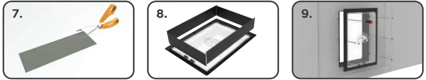 HAKUNA PETS 1128 Black Essential Pet Door fig 4