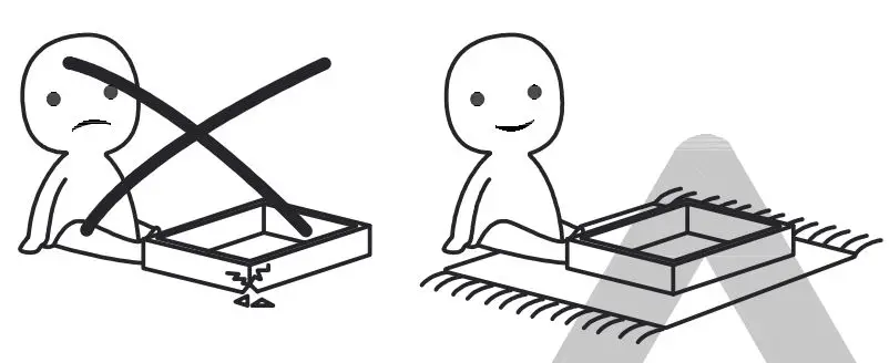 FUFU GAGA LJY-KF310010-01 Modern 2-Drawer Nightstand - AVOID SCRATCHES