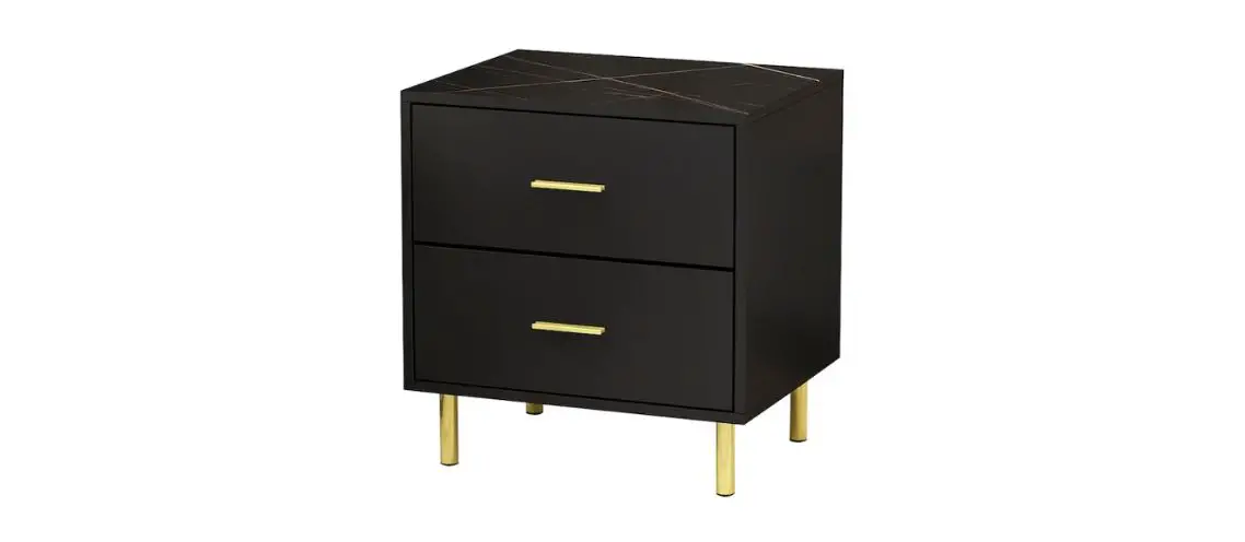 Fufu Gaga Ljy-kf310010-01 Modern 2-drawer Nightstand Instruction Manual