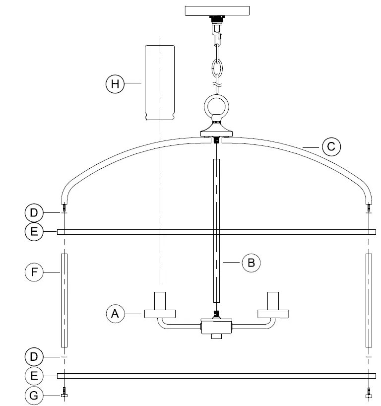 PROGRESS-LIGHTING-P550128-4-Light-Matte-Black-Transitional-Outdoor-Chandelier-Installation-FIG-1