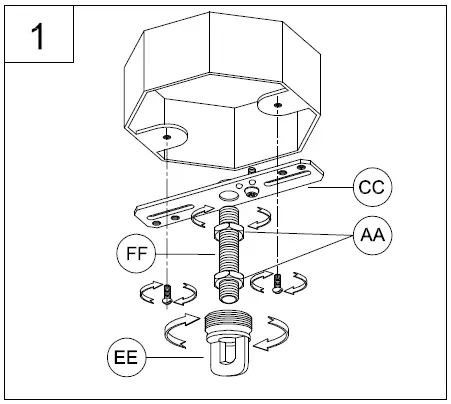 PROGRESS-LIGHTING-P550128-4-Light-Matte-Black-Transitional-Outdoor-Chandelier-Installation-FIG-3